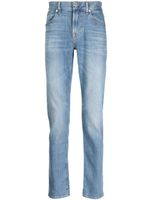 7 For All Mankind mid-rise slim-cut jeans - Bleu - thumbnail