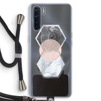 Creatieve toets: Oppo A91 Transparant Hoesje met koord