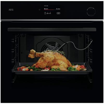 AEGTR7PB73FSB Inbouw combi stoomoven Zwart