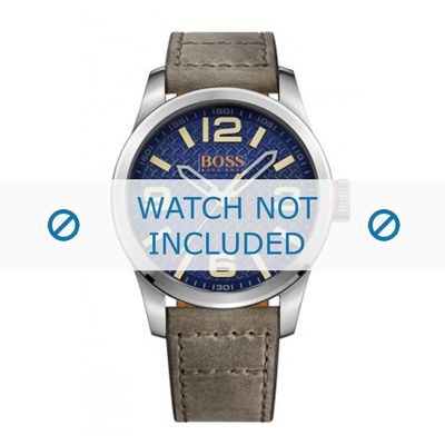 Hugo Boss horlogeband HO1513352 / HB-242-1-14-2891 Leder Beige + standaard stiksel