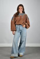 Sage & Ivy trui Sigrid grey/camel