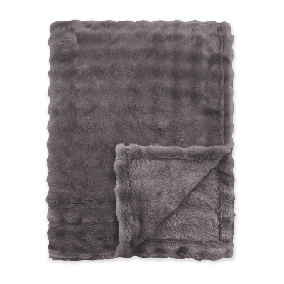 Bedsprei Ribbed Comfort - Antraciet - 150x200cm Van Byrklund Microvezel - Dekbed-Discounter.nl