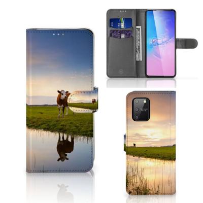 Samsung S10 Lite | Telefoonhoesje | Met pasjeshouder | Koe