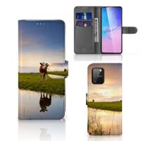 Samsung S10 Lite | Telefoonhoesje | Met pasjeshouder | Koe