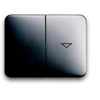 Busch-Jaeger 2CKA001751A1823 Jaloezie-schakelaar Afdekking Platina 1 stuk(s)