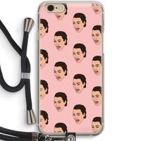 Ugly Cry Call: iPhone 6 / 6S Transparant Hoesje met koord