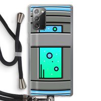 Chug Bottle: Samsung Galaxy Note 20 / Note 20 5G Transparant Hoesje met koord