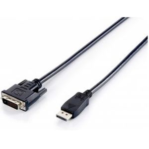 Equip 119336 video kabel adapter 2 m DisplayPort DVI-D Zwart