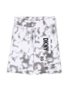 Dkny Kids bermuda à logo imprimé - Blanc