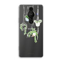 Hang In There: Sony Xperia Pro-I Transparant Hoesje