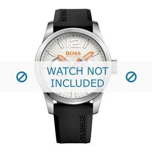 Hugo Boss horlogeband HO1513453 Rubber Zwart