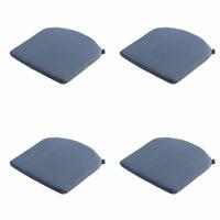 Zitkussen Panama saffierblauw 46 cm x 48 cm (4 stuks) Madison - Madison