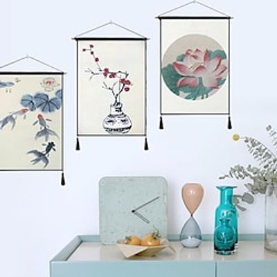 Chinese stijl geweven bohemien wandtapijt kunst decor deken gordijn opknoping thuis slaapkamer woonkamer decoratie nordic katoen linnen kwastje miniinthebox