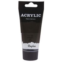 Zwarte acrylverf/hobbyverf op waterbasis 75 ml