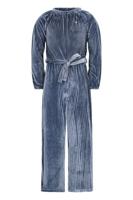 Like Flo winter velvet jumsuit meisjes - blauw - Bella