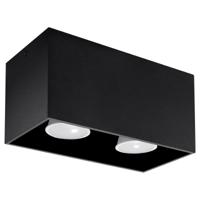 Plafondlamp QUAD zwart