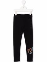 Tommy Hilfiger Junior legging à logo imprimé - Noir