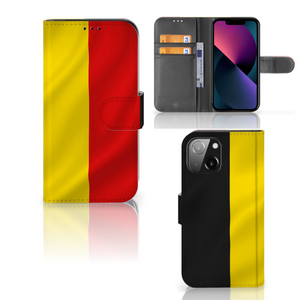 iPhone 13 Mini Bookstyle Case Belgische Vlag