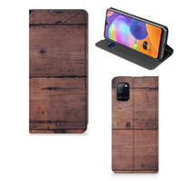 Samsung Galaxy A31 Book Wallet Case Old Wood