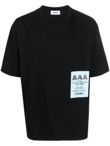 AMBUSH t-shirt Pass en coton à imprimé graphique - Noir