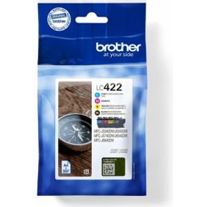 Brother LC422VALDR inktcartridge 4 stuk(s) Origineel Zwart, Cyaan, Magenta, Geel