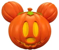 Halloween figuur pompoen led disney mickey mouse 23cm oranje