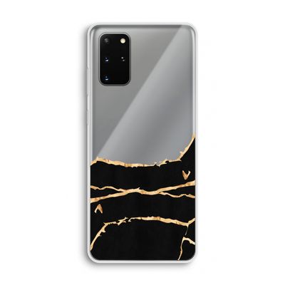 Gouden marmer: Samsung Galaxy S20 Plus Transparant Hoesje