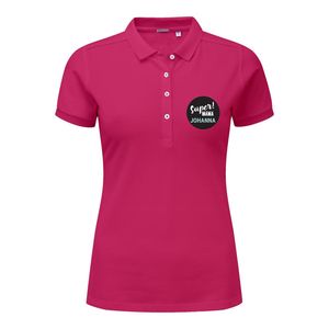 Polo voor dames bedrukken - Fuchsia - S