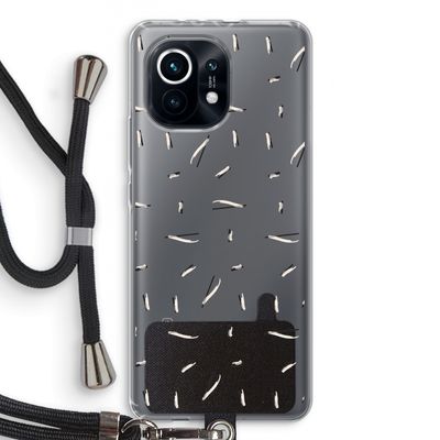 Hipster stripes: Xiaomi Mi 11 Transparant Hoesje met koord
