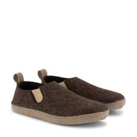 Travelin&apos; Men - closed heel slipper - Bruin - Maat 47
