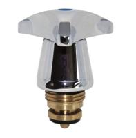 Kirchhoff Metalen trecorn handvat, chroom, 1/2", met bovenste deel, markering blauw - 986150848