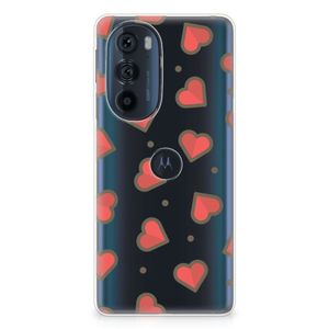 Motorola Edge 30 Pro TPU bumper Hearts