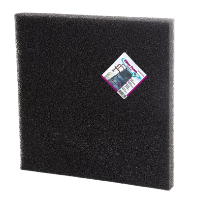 Filtermat / filterfoam 50x50x2 cm grof - kleur zwart