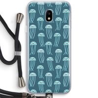 Kwallie: Samsung Galaxy J3 (2017) Transparant Hoesje met koord