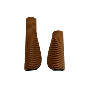 Falkx FALKX Brown Tone KL handvatten, bruin. Lengte 92/135mm (werkplaatsverpakking)