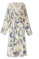 Pip Studio Pip Studio Secret Garden Bathrobe badjas Witblauw L