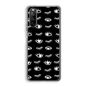 Eye pattern #3: Sony Xperia 10 III Transparant Hoesje