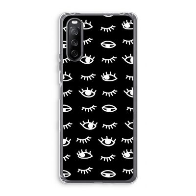 Eye pattern #3: Sony Xperia 10 III Transparant Hoesje