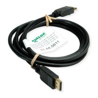 ROLINE GREEN DisplayPort-kabel, v1.4, DP M - M, zwart, 5 m - thumbnail