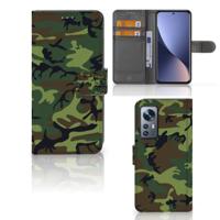 Xiaomi 12 | 12X | Telefoon Hoesje | Army Dark