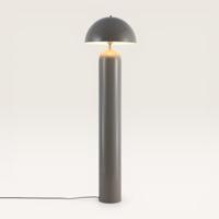 Asteri - Design Retro staande lamp Taupe Metaal 150 cm - Woonkamer lamp - E27 fitting - Met voetschakelaar