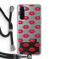 Lips: OnePlus Nord Transparant Hoesje met koord
