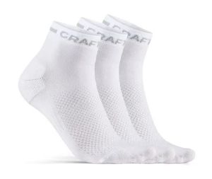 Craft Core Dry Mid Sock 3-pack Wit 43-45 Wit