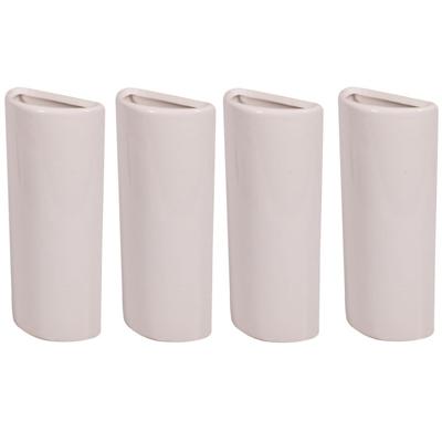 Radiator bak luchtbevochtiger - 6x stuks - waterverdamper - wit - keramiek