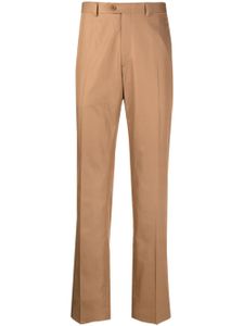 Brioni pantalon Tigullio à coupe droite - Marron