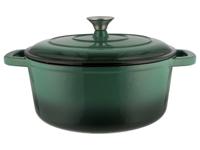 SILVERCREST Gietijzeren pan 28 cm 5,6 L (Groen)