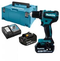 Makita ddf485rfj 18 boor- en schroefmachine brushless 3,0 ah accu (2 st), snellader, m-box