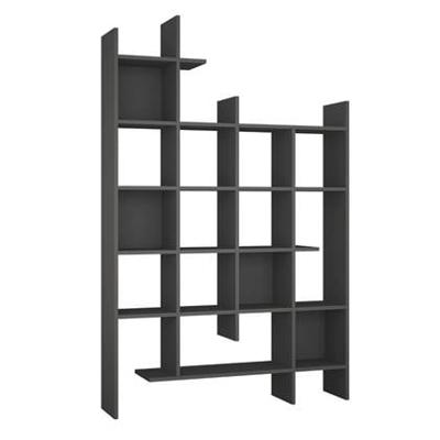 Calicosy - Boekenkast met 18 planken MANCO - H188 cm - Grijs