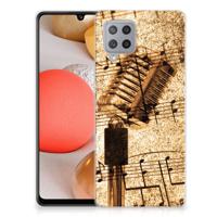 Samsung Galaxy A42 | Siliconen hoesje | met foto Bladmuziek Samsung Galaxy A42 | Siliconen hoesje | met foto Bladmuziek