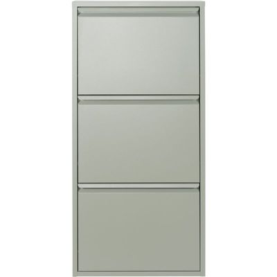 Schoenenkast Bobbie 3 lade Dusty Green (6 paar schoenen)